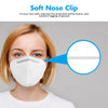 5PCS KN95 4-layer Face Masks With FDA And CE Certification Elastic Ear Loop