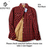 Velvet Thick Warm Women's Plaid Shirt Female Long Sleeve Tops M-5XL Winter Fleece Casual Check Blouse Autumn Clothes T77710A