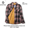 Velvet Thick Warm Women's Plaid Shirt Female Long Sleeve Tops M-5XL Winter Fleece Casual Check Blouse Autumn Clothes T77710A